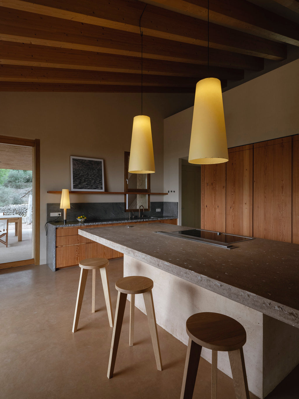 GT4 Sísísí Cónicas Largas Parchment Pendant Lamp - Tempo