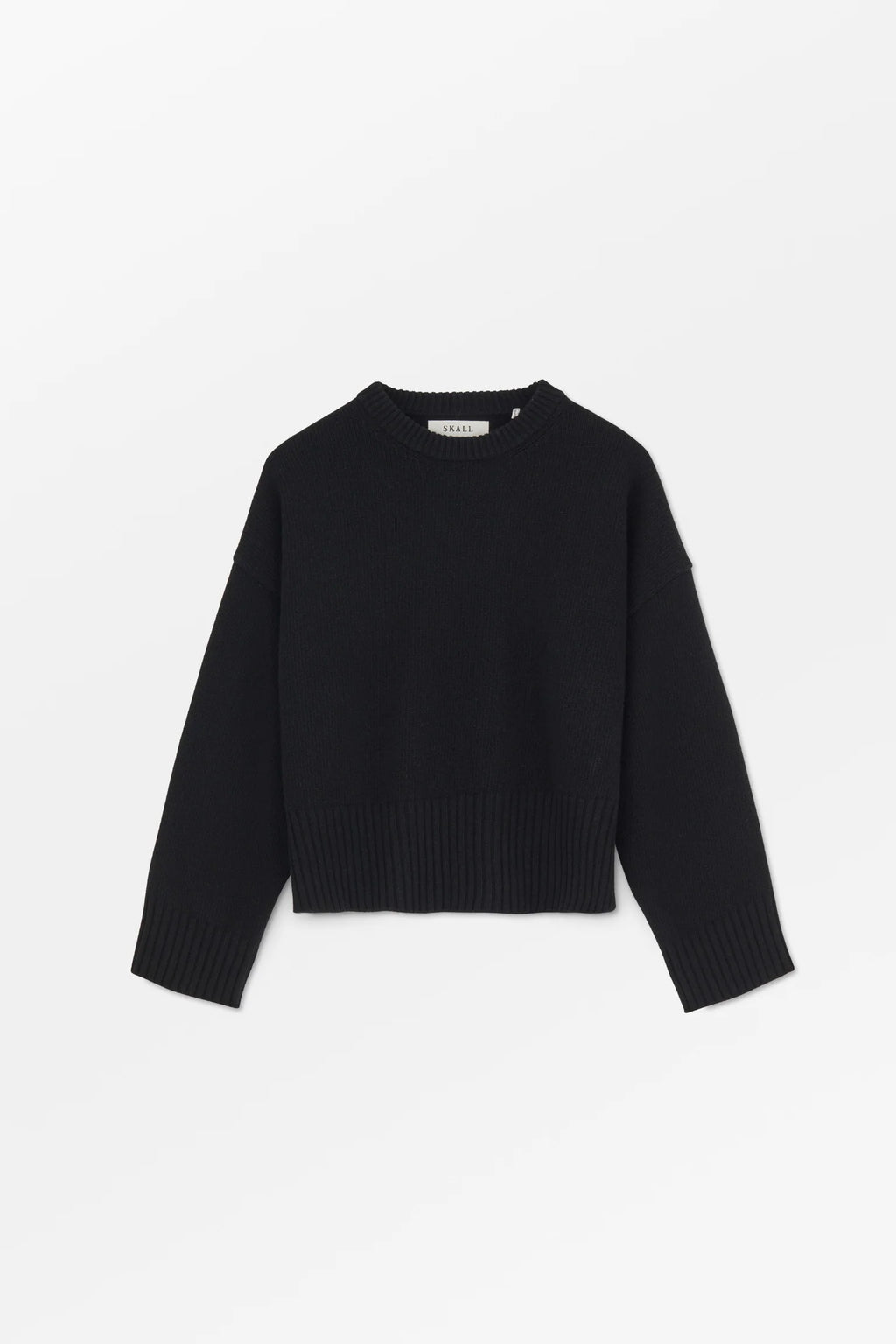 SKALL STUDIO - Campa Merino Wool Jumper in Black - Tempo