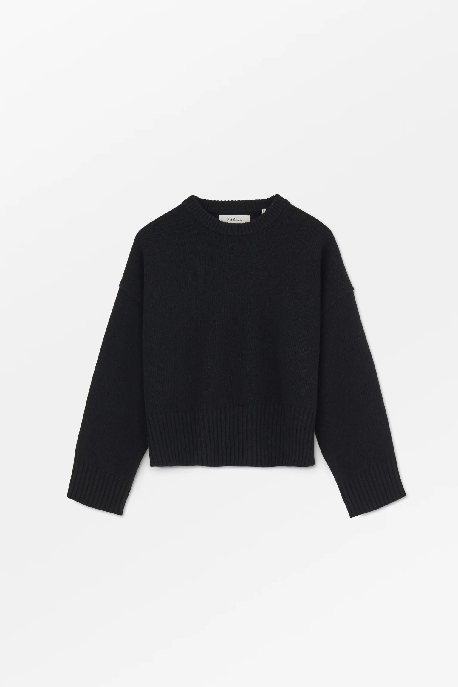 SKALL STUDIO - Campa Merino Wool Jumper in Black - Tempo