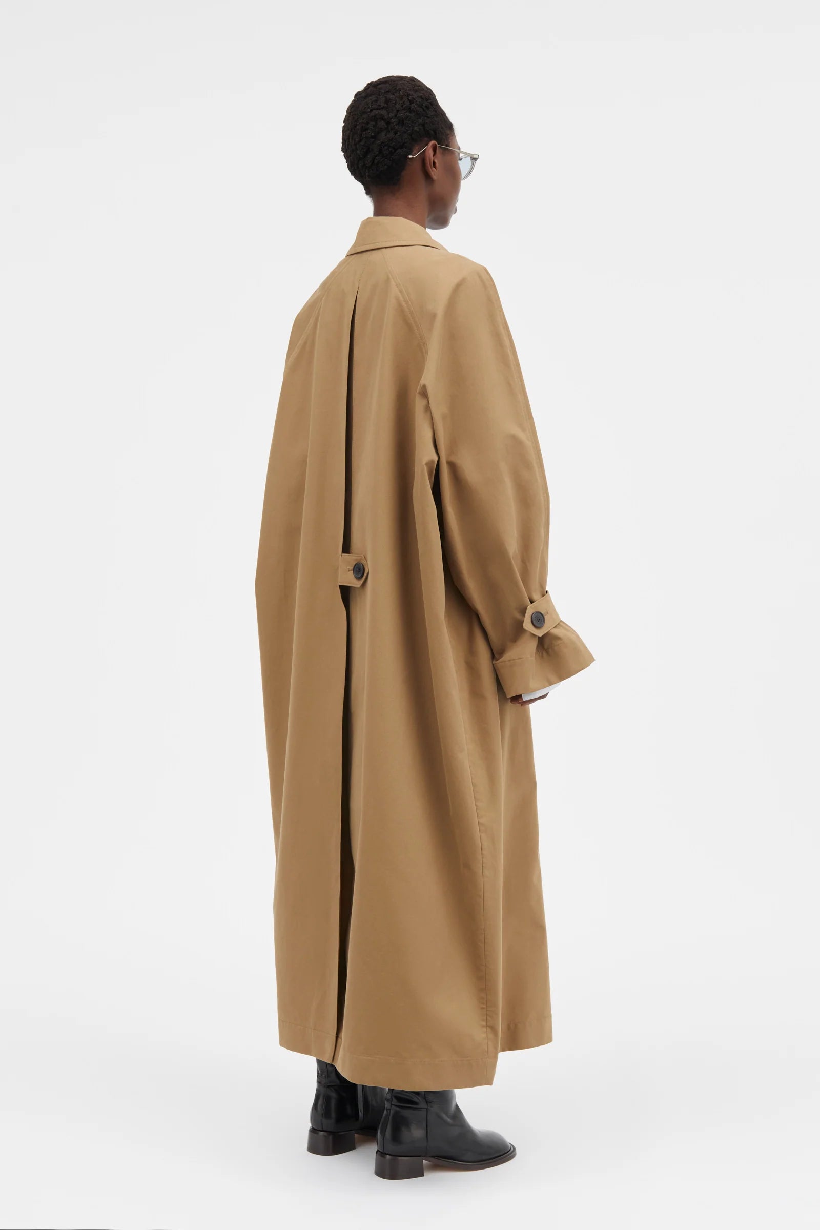 MKDT STUDIO - Caro Half Panama Coat in Drab - Tempo