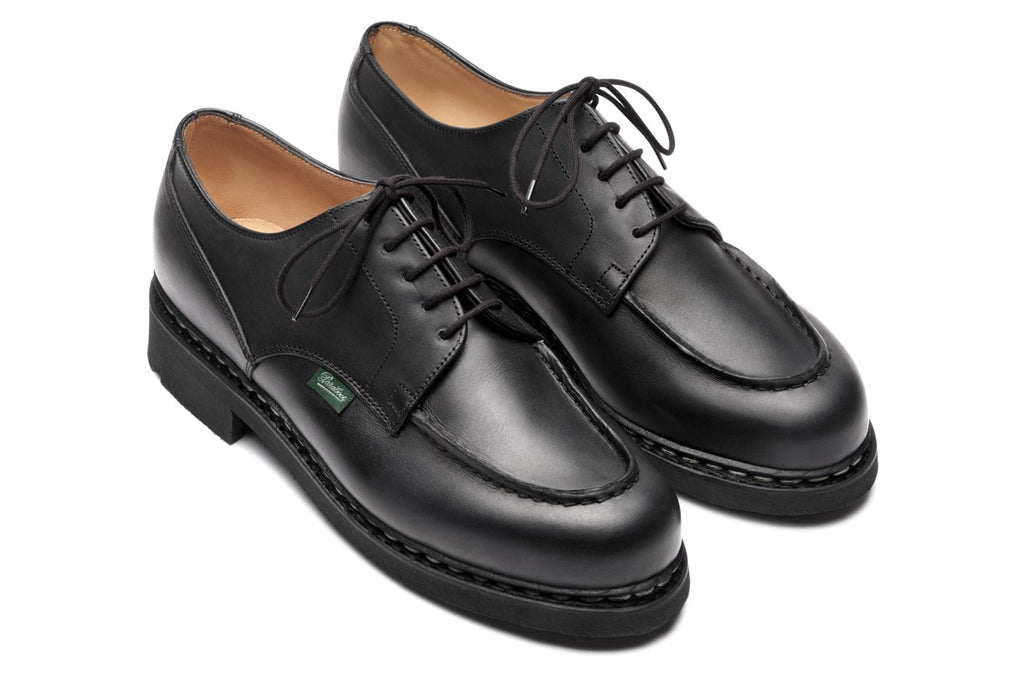 PARABOOT - Chambord Tex Noire-Lis Noir Rubber Sole - Tempo