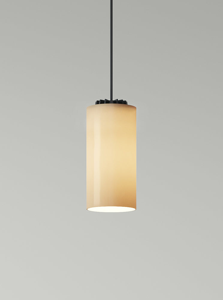 Cirio Simple Pendant Lamps in Porcelain or Brass - Tempo