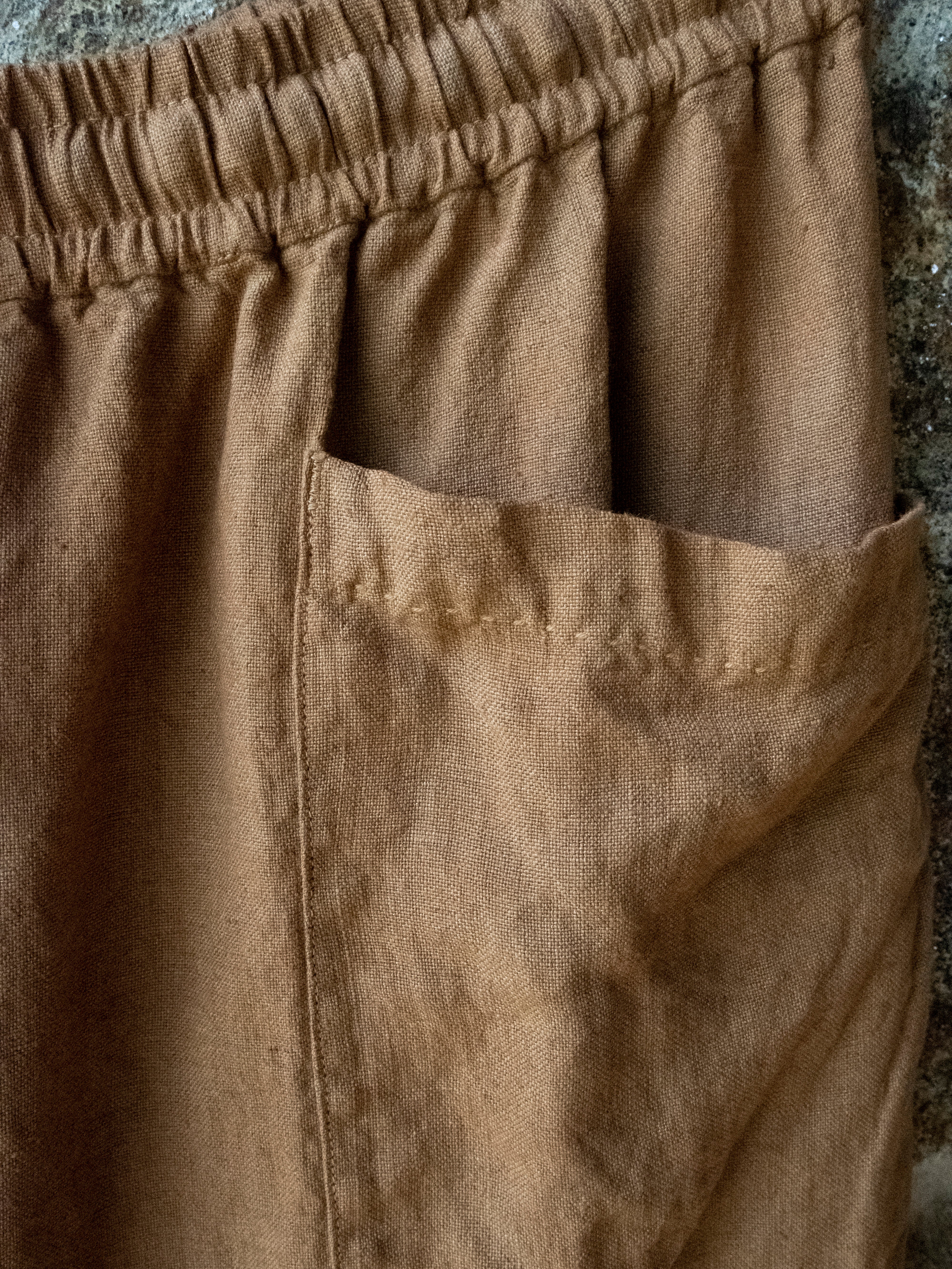 Cutch Hand-Dyed Hemp Easy Shorts - Tempo