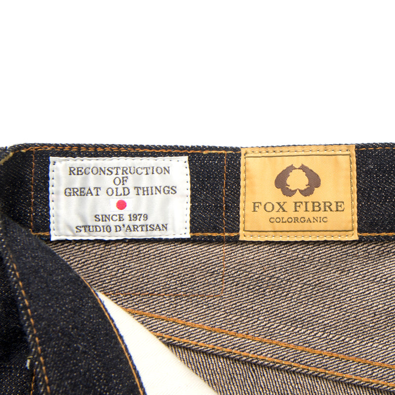 STUDIO D'ARTISAN - 14ox FOX Colorganic x G3 Selvedge Jeans - Tempo