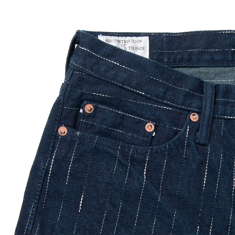 14oz RAIN Kasuri Selvedge Jeans - Tapered OW 