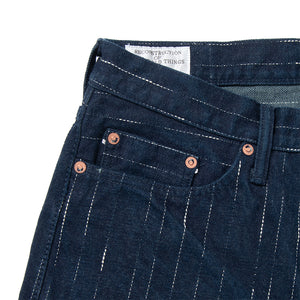 Jean Kasuri Selvedge RAIN 14 oz - Fuselé OW 