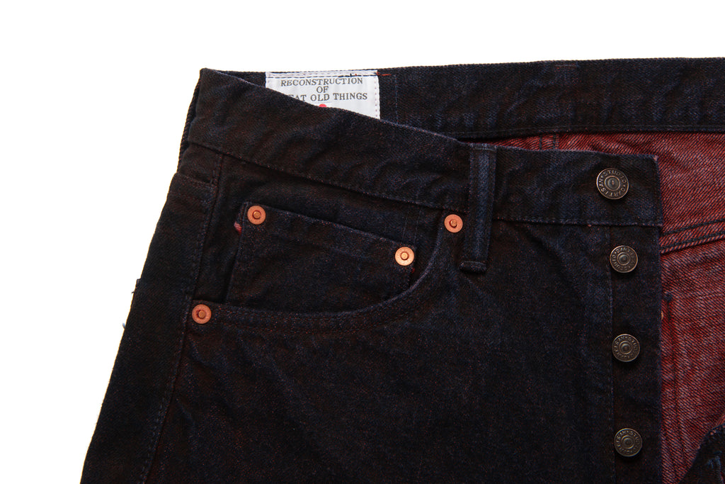 STUDIO D'ARTISAN - Pre-Order: Bengala Mud Dye 15oz Selvedge Denim - Relax Tapered - Tempo
