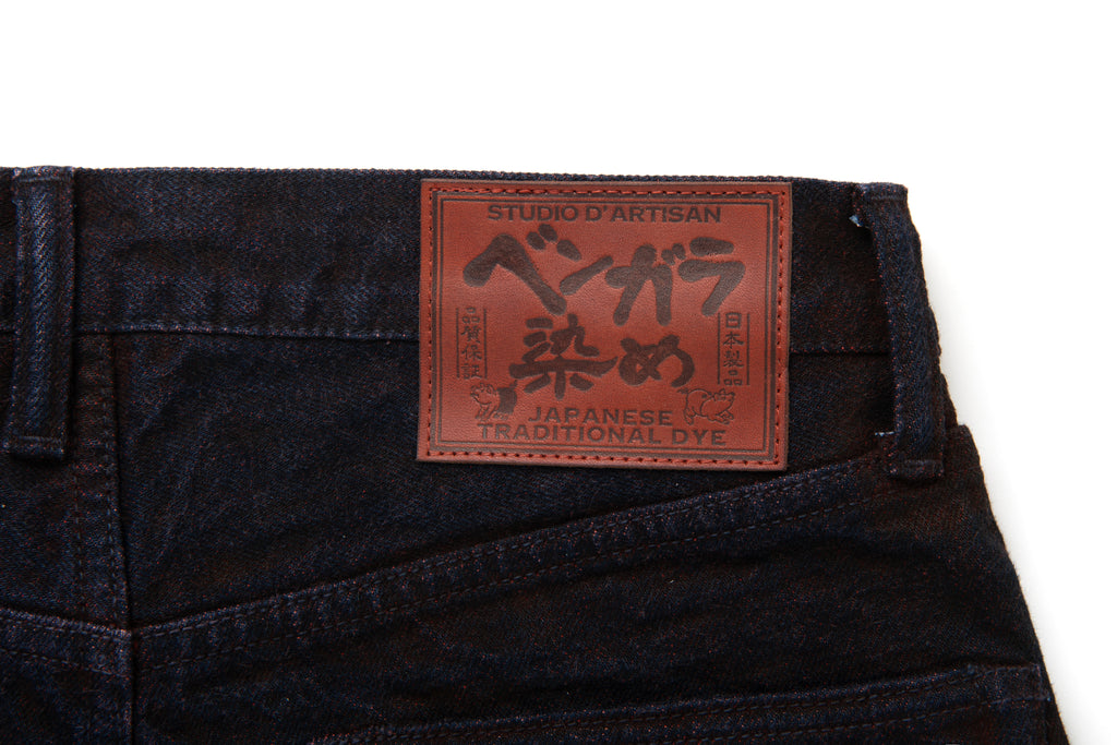 STUDIO D'ARTISAN - Pre-Order: Bengala Mud Dye 15oz Selvedge Denim - Relax Tapered - Tempo