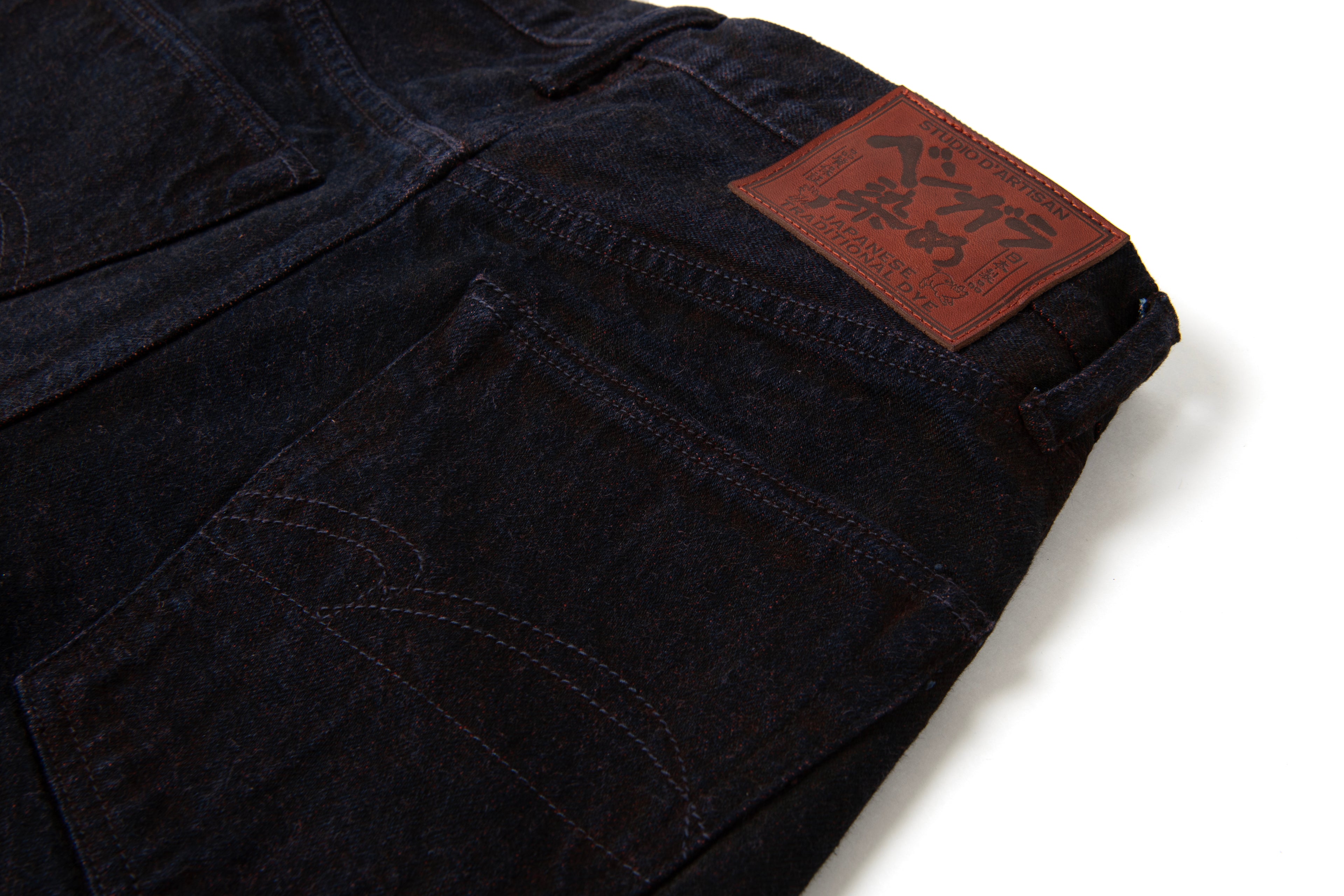 STUDIO D'ARTISAN - Pre-Order: Bengala Mud Dye 15oz Selvedge Denim - Relax Tapered - Tempo
