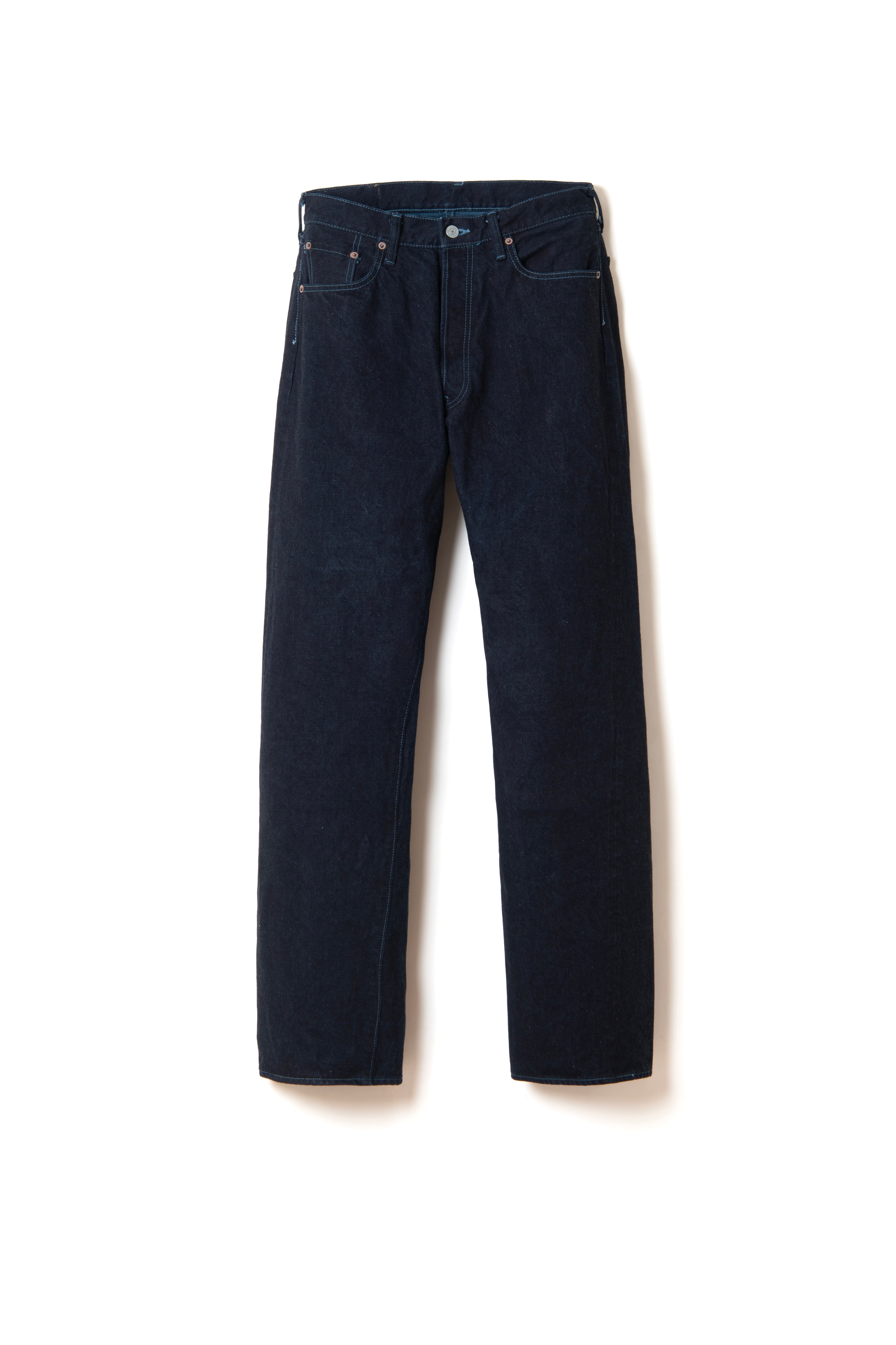 STUDIO D'ARTISAN - PRE-ORDER: KYOTO AQUA INDIGO JEANS in ASAGI - 15OZ REGULAR STRAIGHT D1926 - Tempo