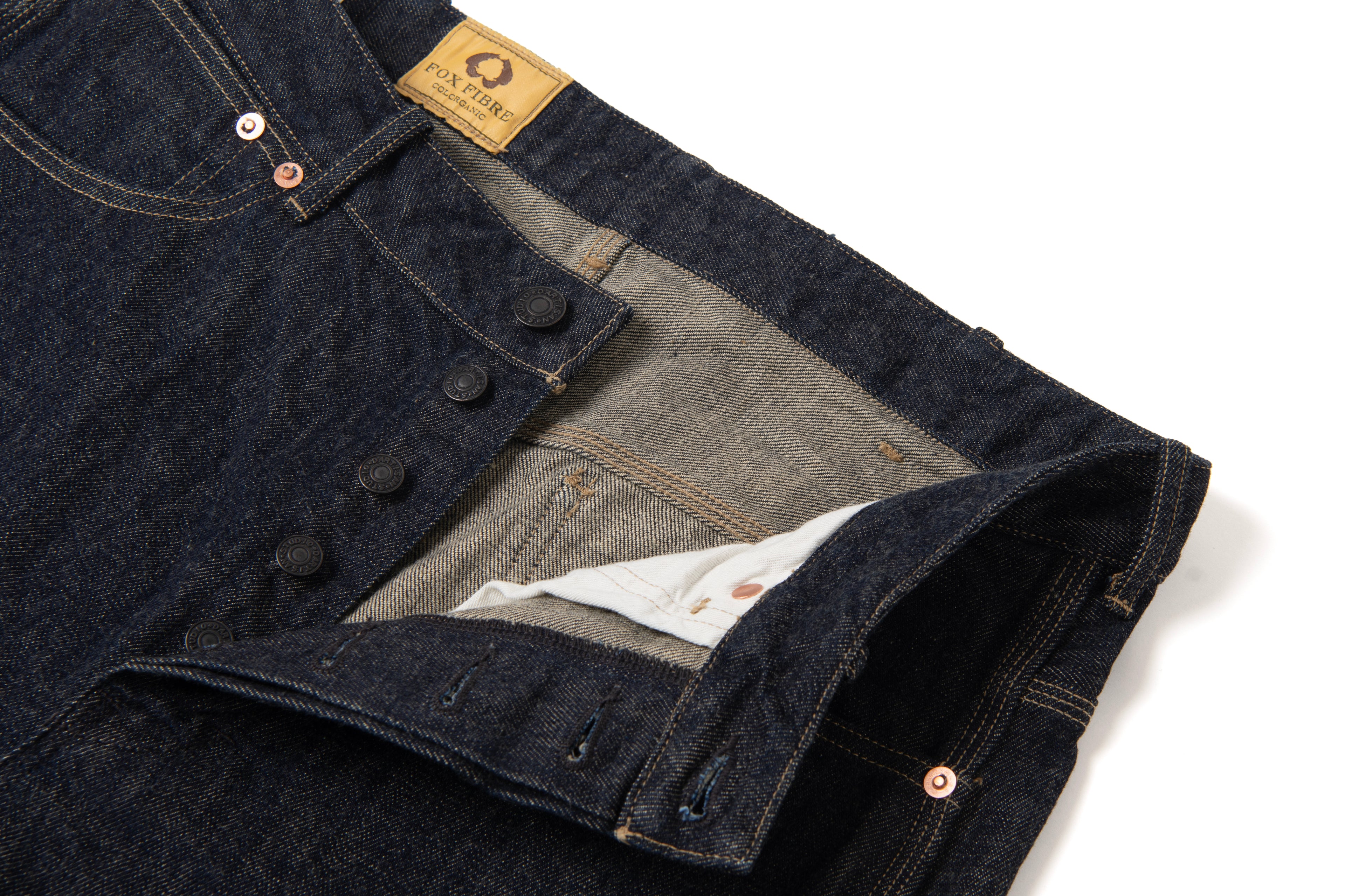 STUDIO D'ARTISAN - PRE-ORDER - FOX ORGANIC COTTON 12OZ SELVEDGE DENIM PAINTER PANTS - WIDE STRAIGHT No. D1929 - Tempo