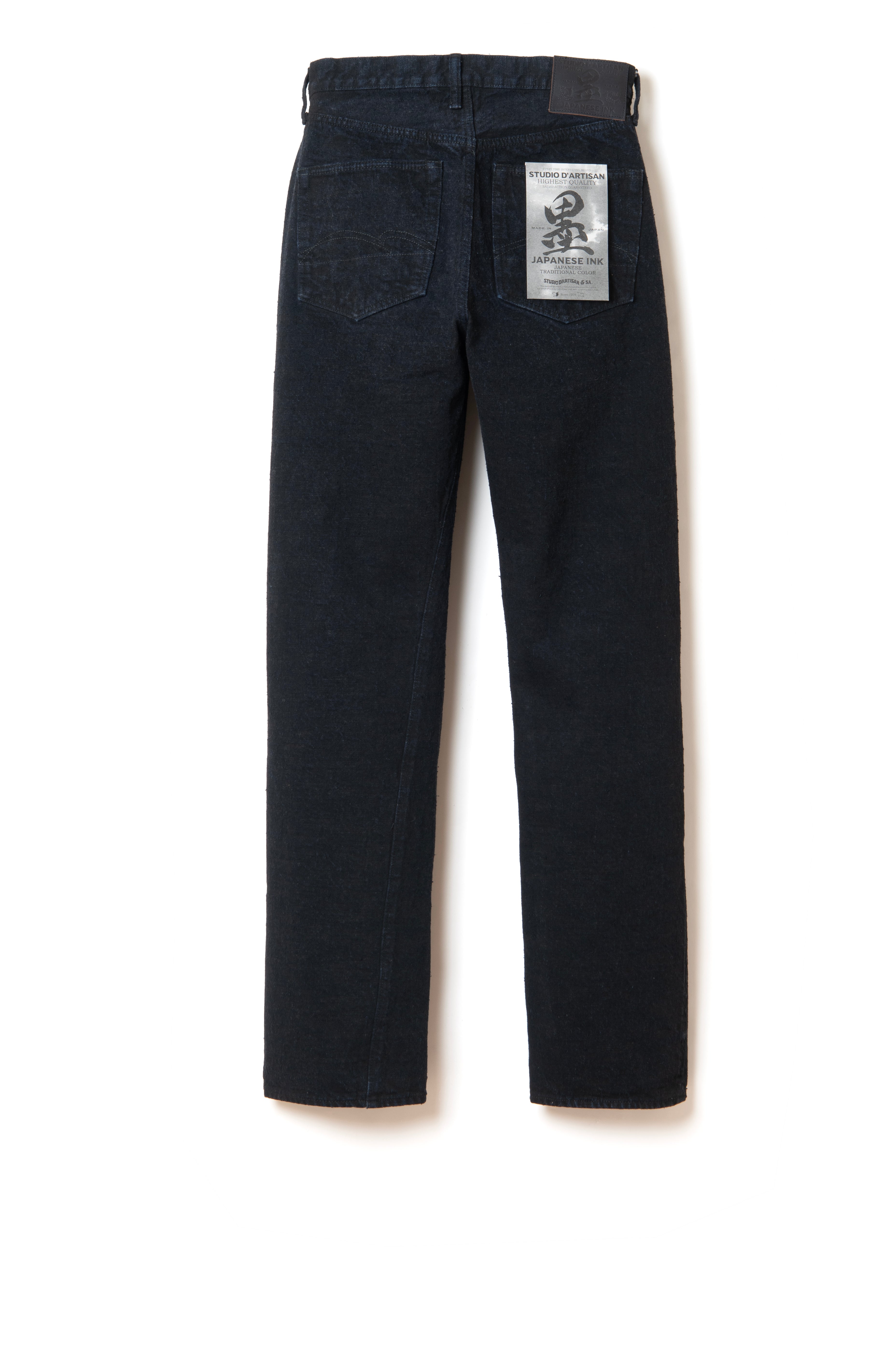 STUDIO D'ARTISAN - PRE-ORDER - GL3 SUMI-DYED 15OZ SELVEDGE JEANS No. D1930 - Regular Straight - Tempo