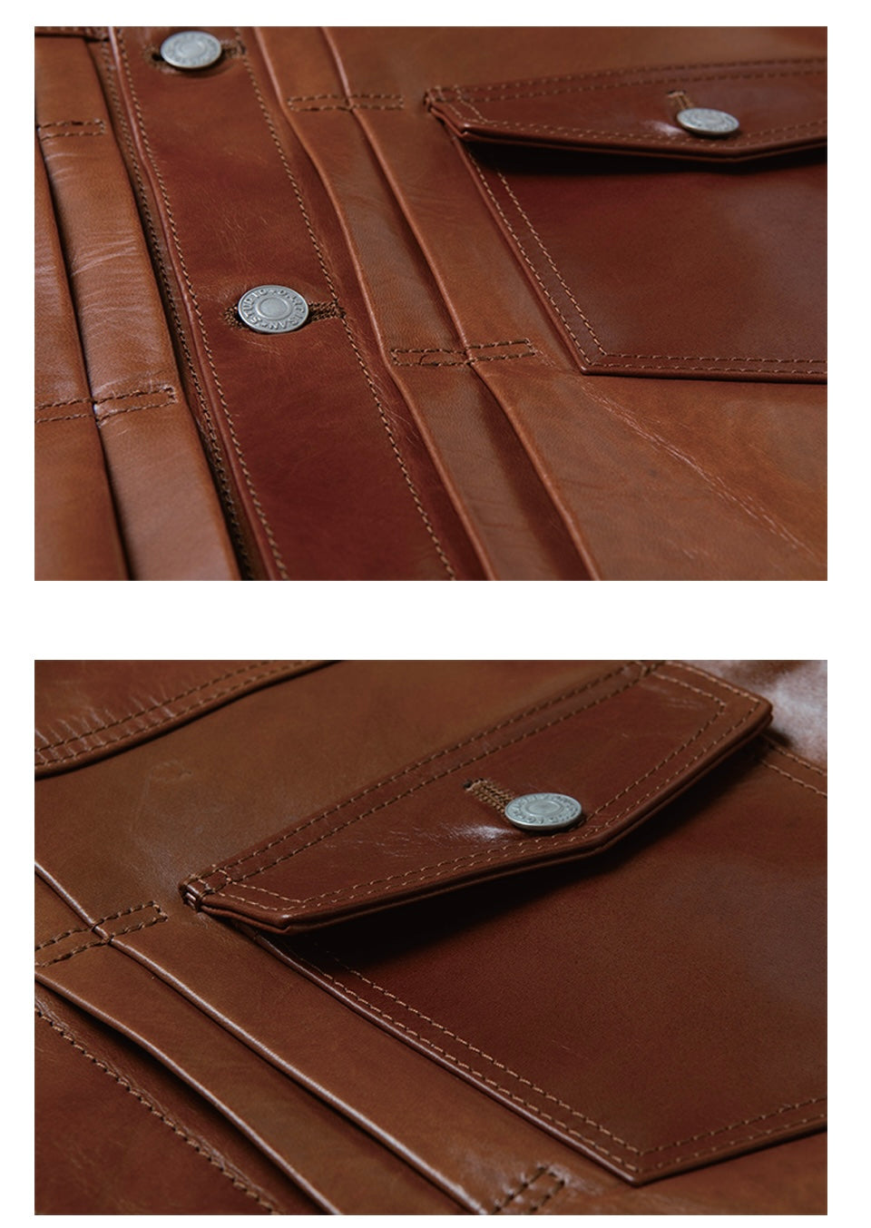 STUDIO D'ARTISAN - 45th Anniversary Hand-Dyed Horsehide Type II Jacket SP-123 - Tempo