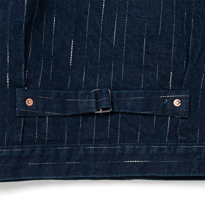 STUDIO D'ARTISAN - 14oz RAIN Kasuri Type I Selvedge Denim Jacket OW - Tempo