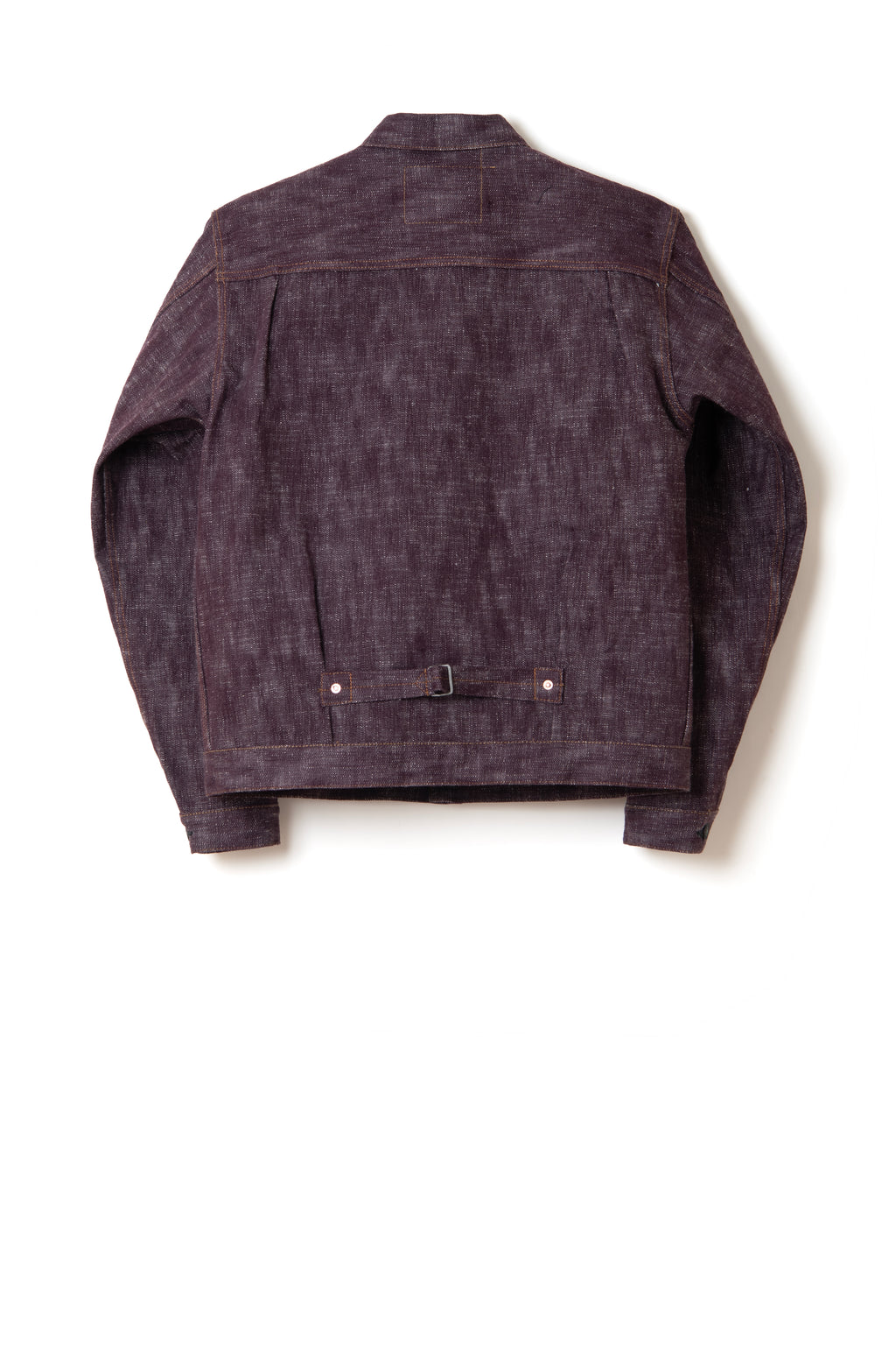 STUDIO D'ARTISAN - Pre-Order: FUTA AI Indigo & Madder Dyed 16oz. Selvedge Denim Type I Jacket - Tempo