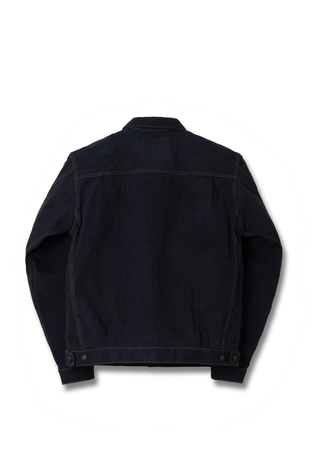 STUDIO D'ARTISAN - Pre-Order: KARASU Indigo Sumi Ink 15oz Selvedge Denim Type II Jacket - Tempo