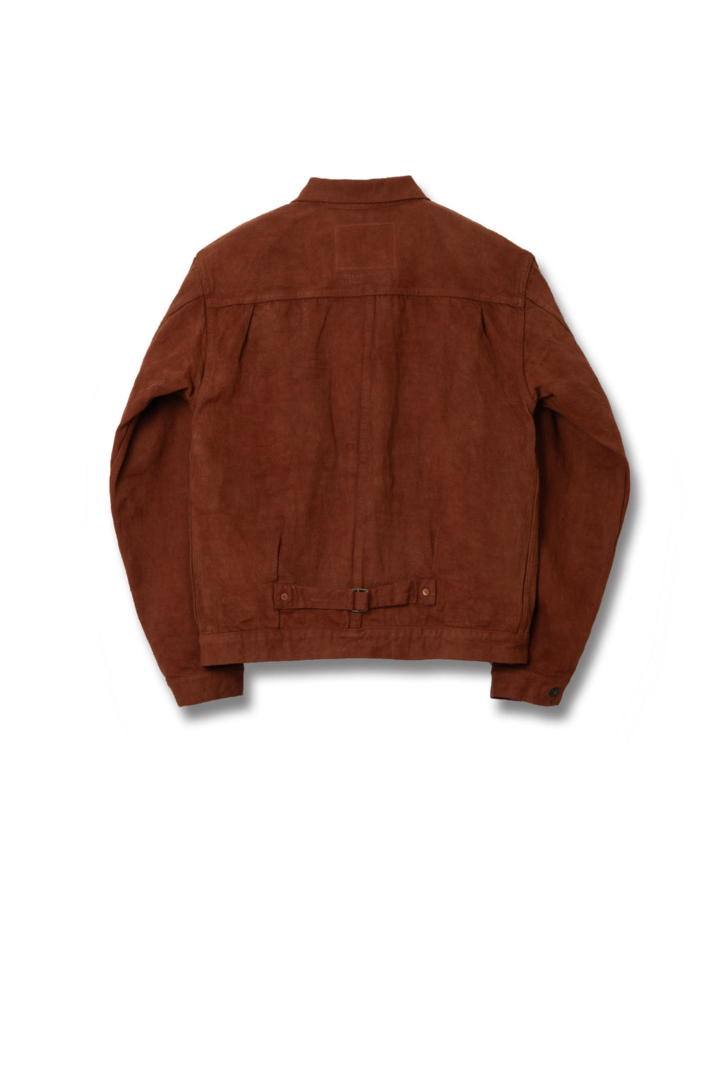 STUDIO D'ARTISAN - Pre-Order: Amami Mud Dyed 15oz. GL3 Selvedge Denim Jacket - Brown - Tempo