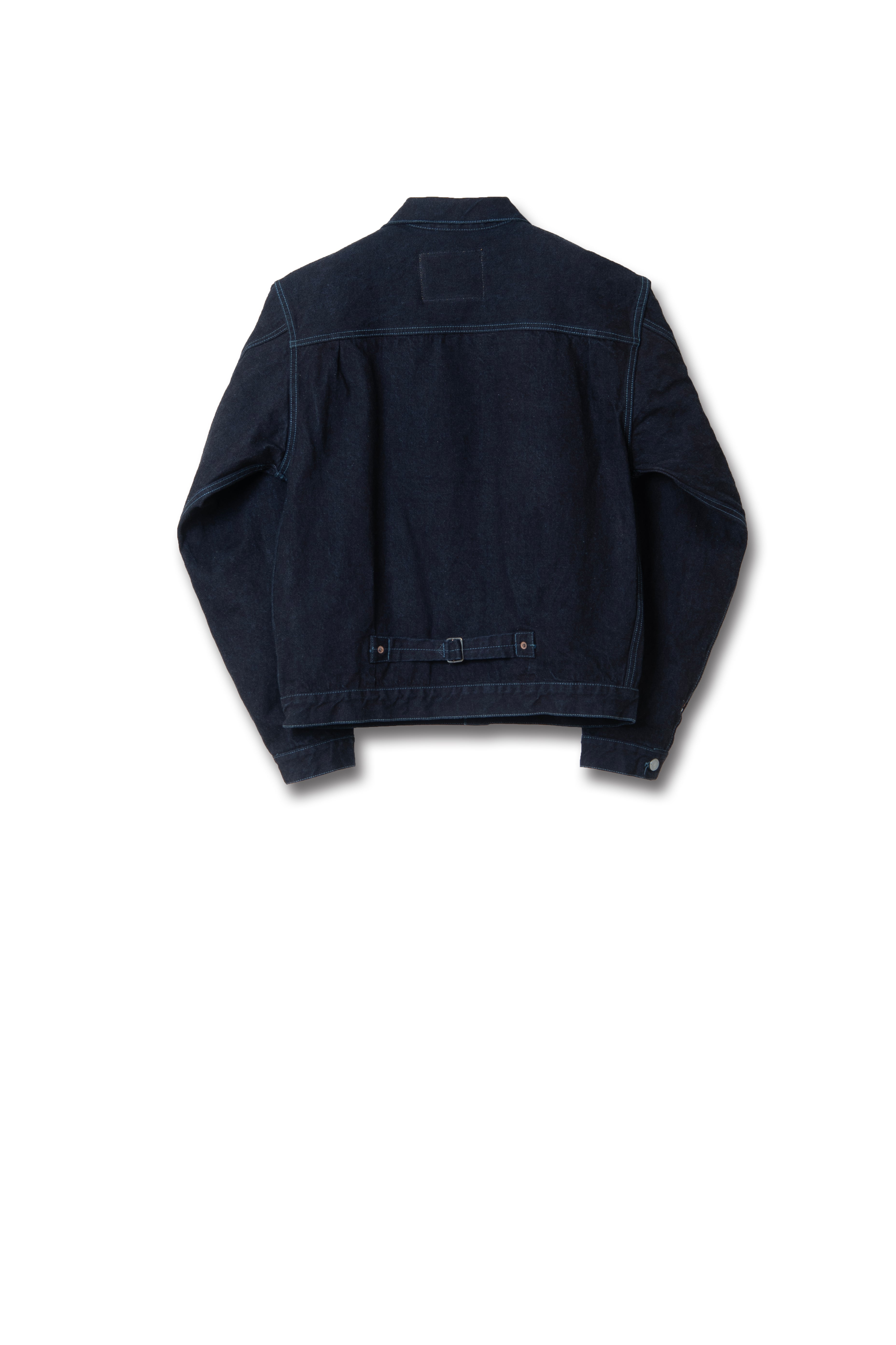 STUDIO D'ARTISAN - PRE-ORDER: KYOTO AQUA INDIGO TYPE II DENIM JACKET in ASAGI 15oz D4647 - Tempo