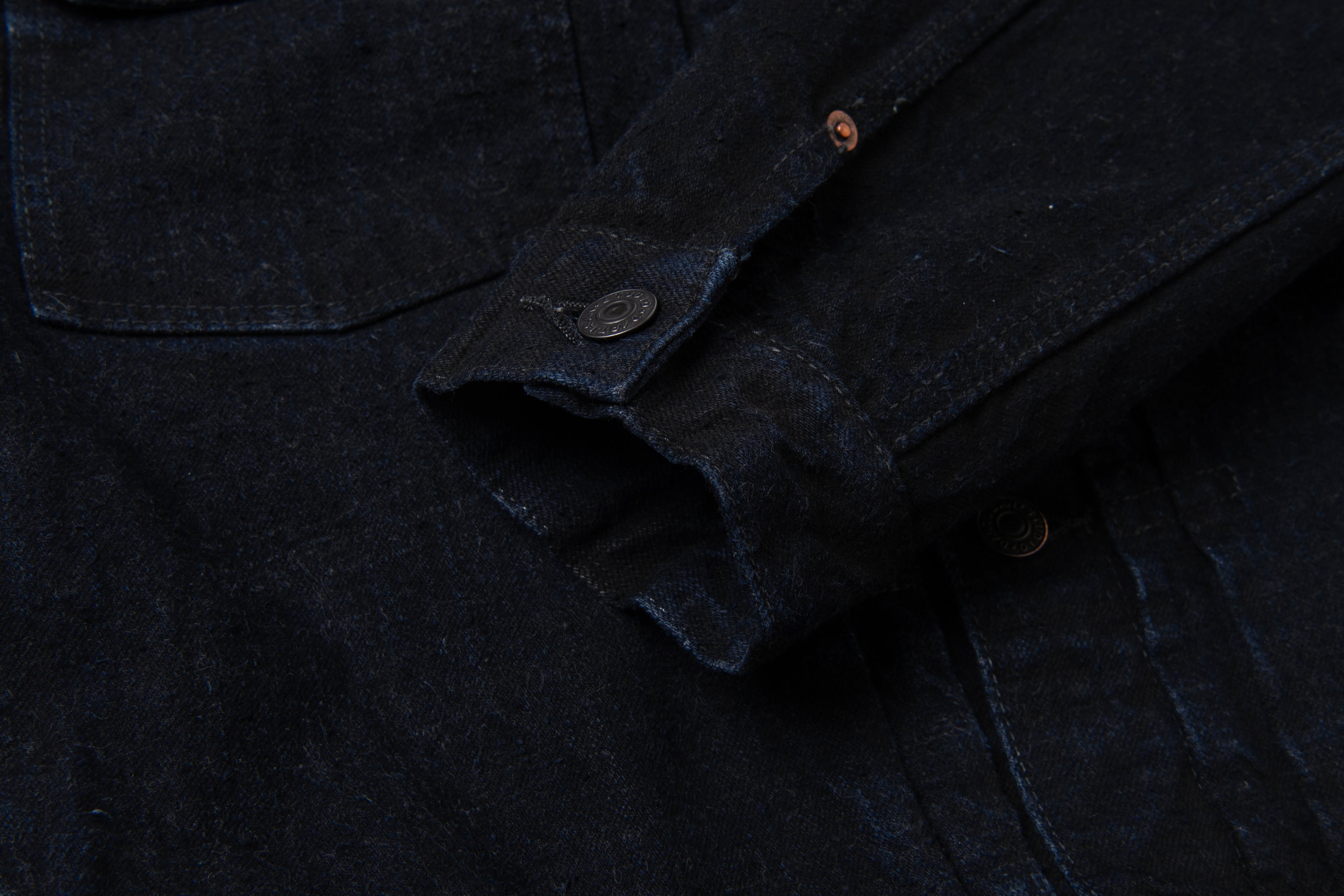 STUDIO D'ARTISAN - PRE-ORDER - GL3 SUMI-DYED 15OZ SELVEDGE TYPE II DENIM JACKET No. D4652 - Tempo
