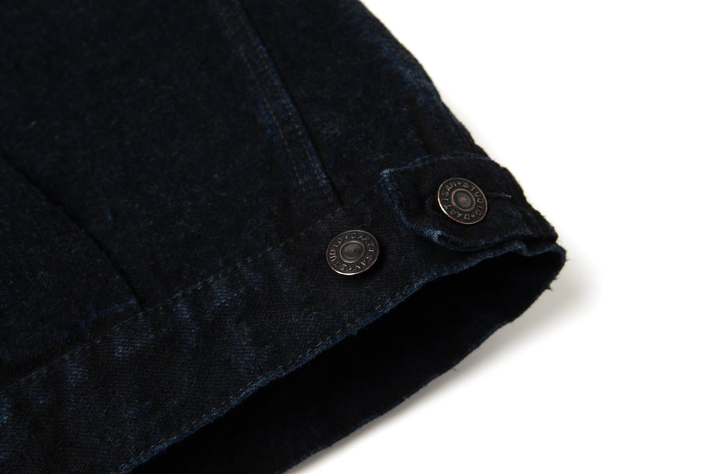 STUDIO D'ARTISAN - PRE-ORDER - GL3 SUMI-DYED 15OZ SELVEDGE TYPE II DENIM JACKET No. D4652 - Tempo