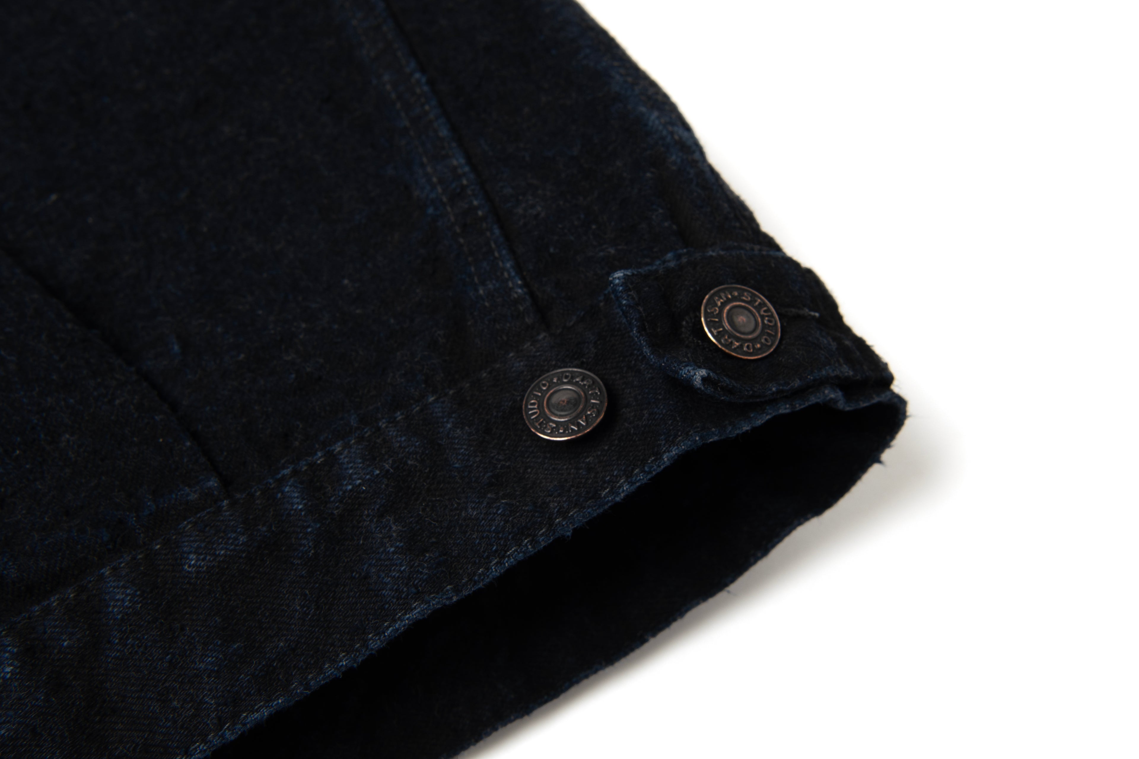 STUDIO D'ARTISAN - PRE-ORDER - GL3 SUMI-DYED 15OZ SELVEDGE TYPE II DENIM JACKET No. D4652 - Tempo
