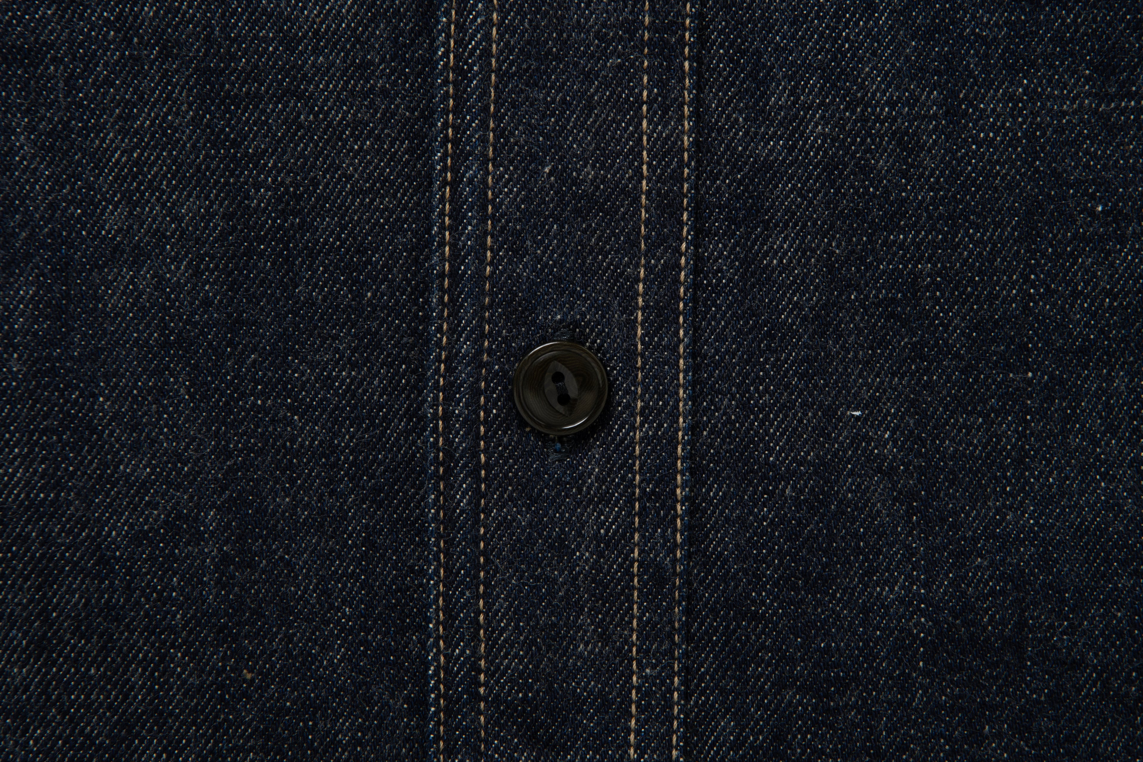 STUDIO D'ARTISAN - PRE-ORDER - FOX ORGANIC COTTON 12OZ DENIM SHIRT No.D5746 - Tempo