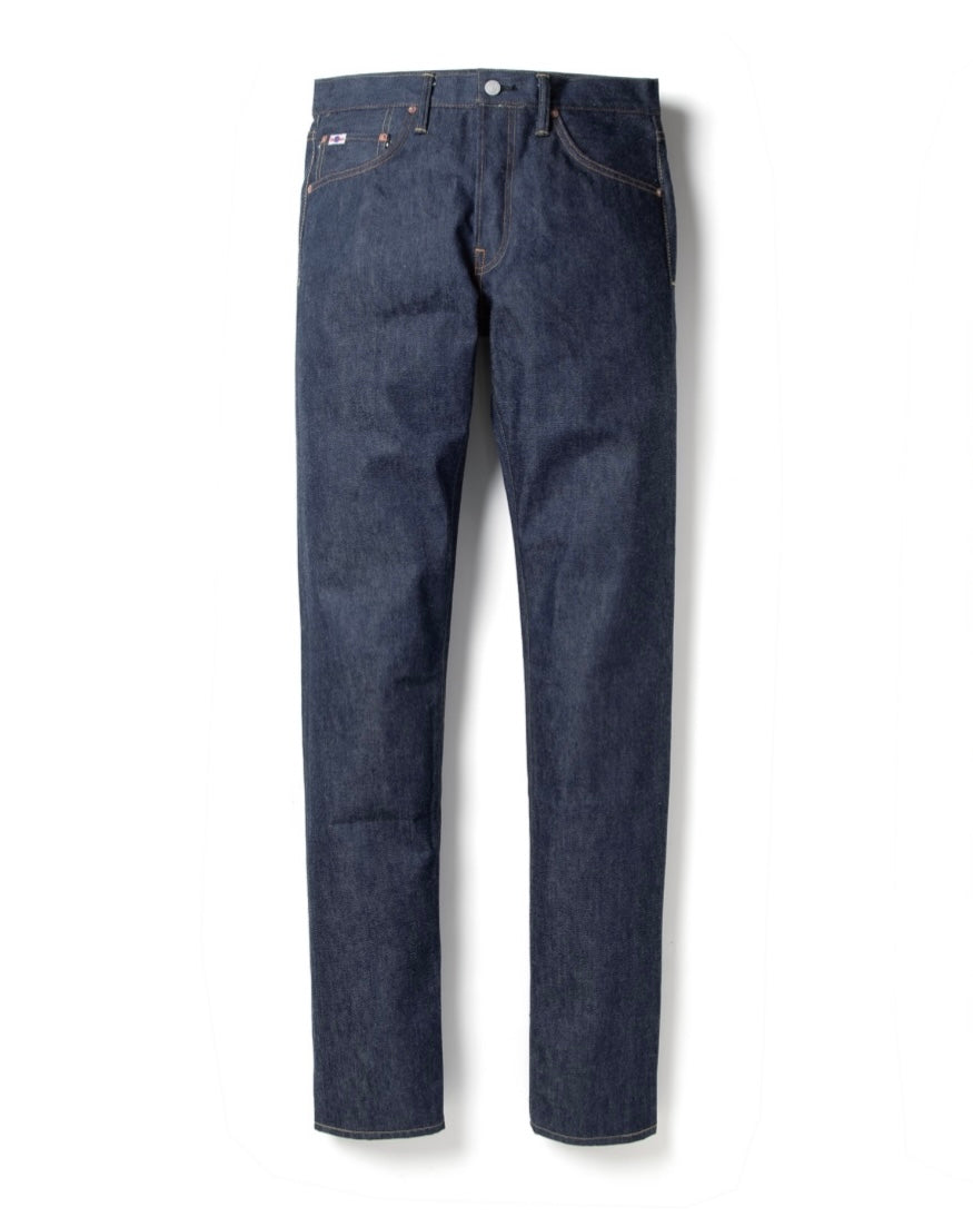 Jean fuselé à lisière décontractée indigo naturel 15 oz SD-808