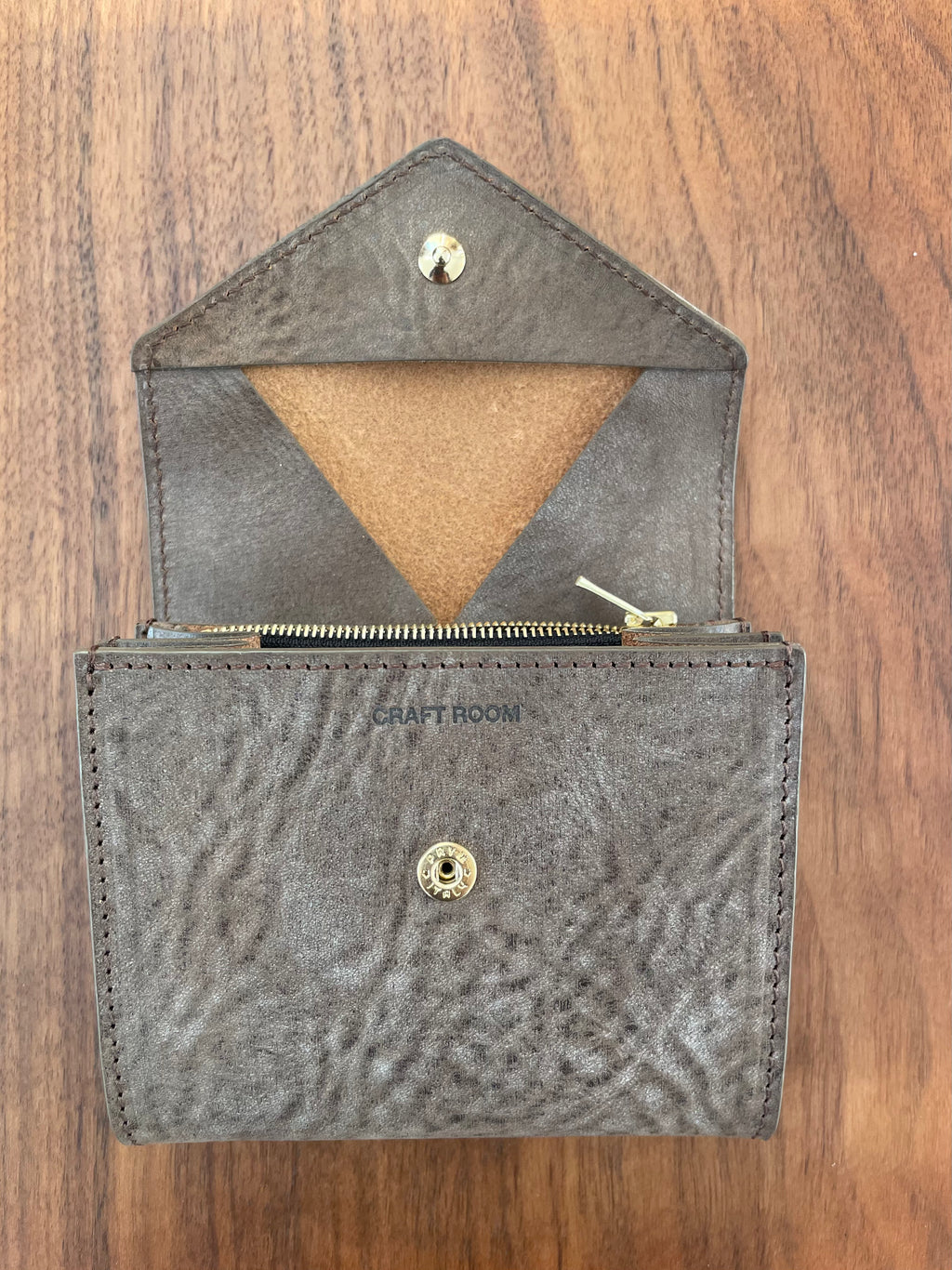 YOKO SAKAMOTO - Vachetta Veg Tanned Leather Wallet - Tempo