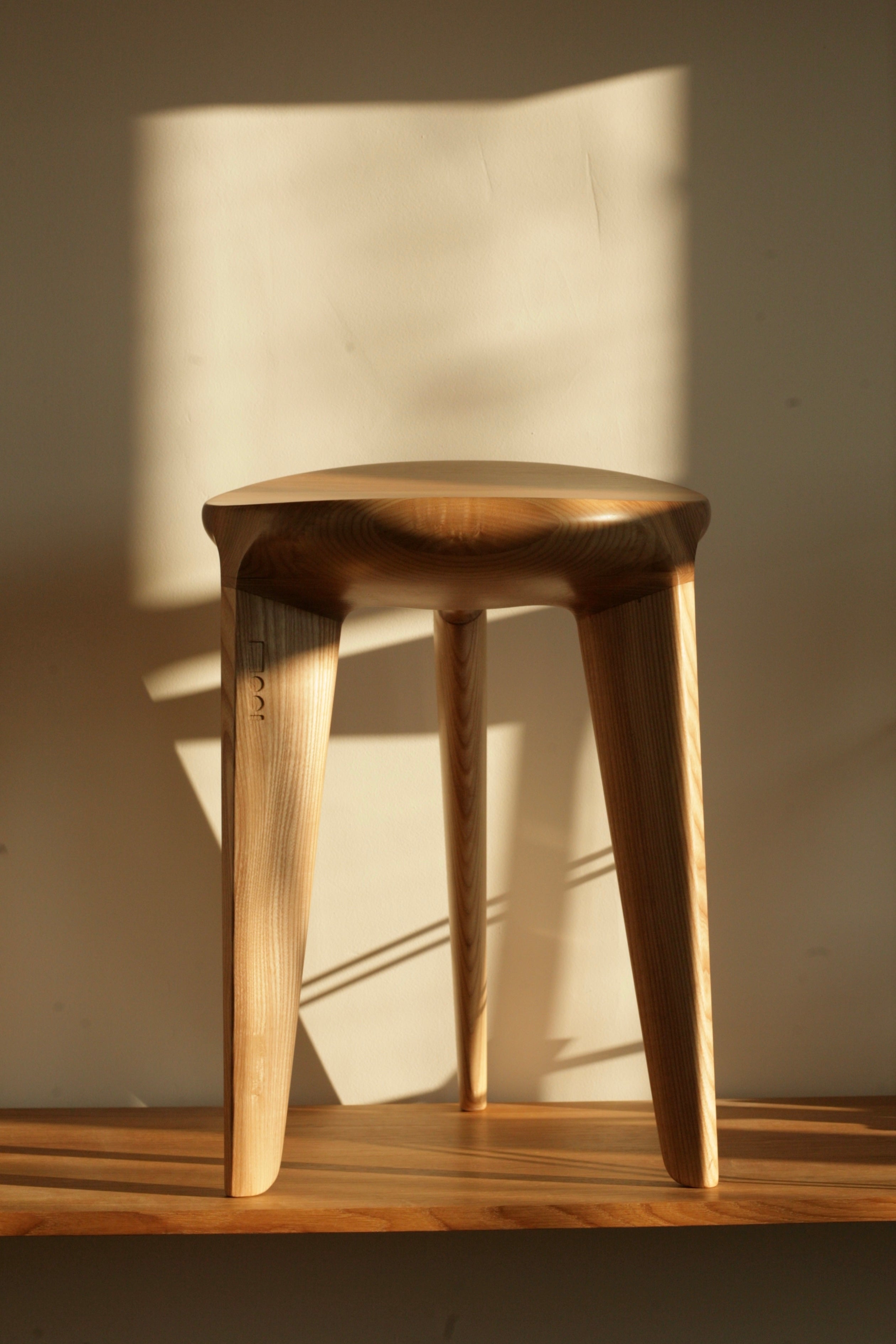 Daejo II Solid Ash Stool