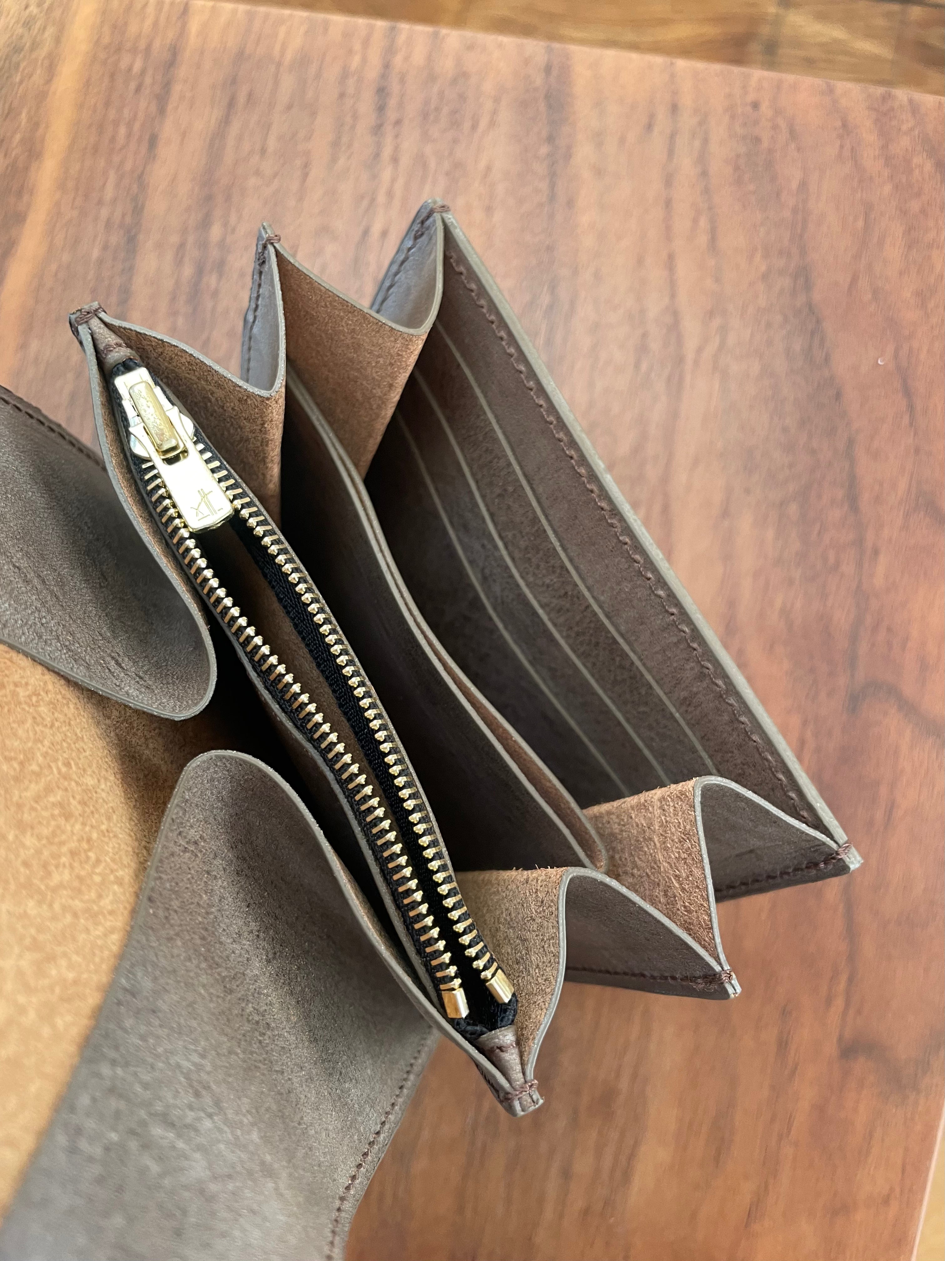 YOKO SAKAMOTO - Vachetta Veg Tanned Leather Wallet - Tempo