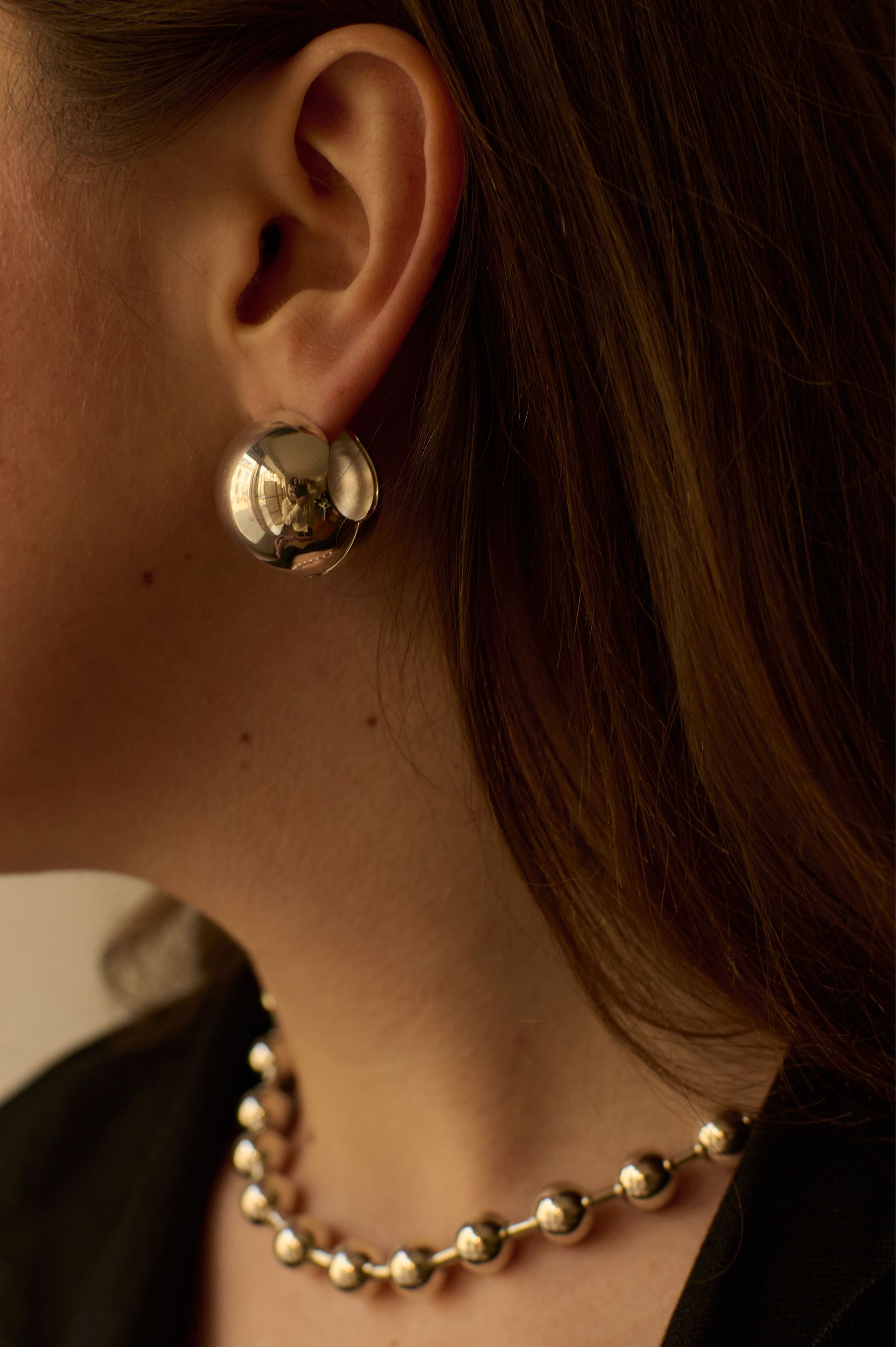 Handcrafted 925 Silver New Lux Huggie Earrings
