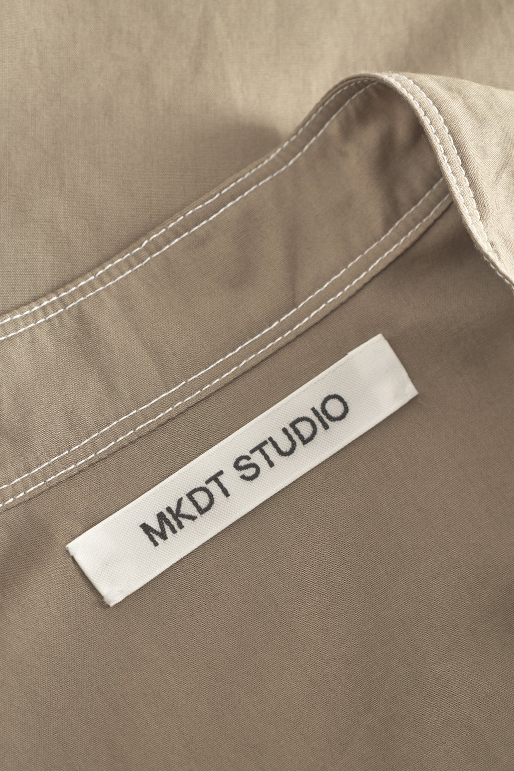 MKDT STUDIO - Damy Sheer Cotton Dress in Khaki - Tempo