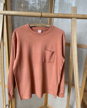 Cotton Long-sleeve T-Shirt | Cutch & Madder Hand-dyed