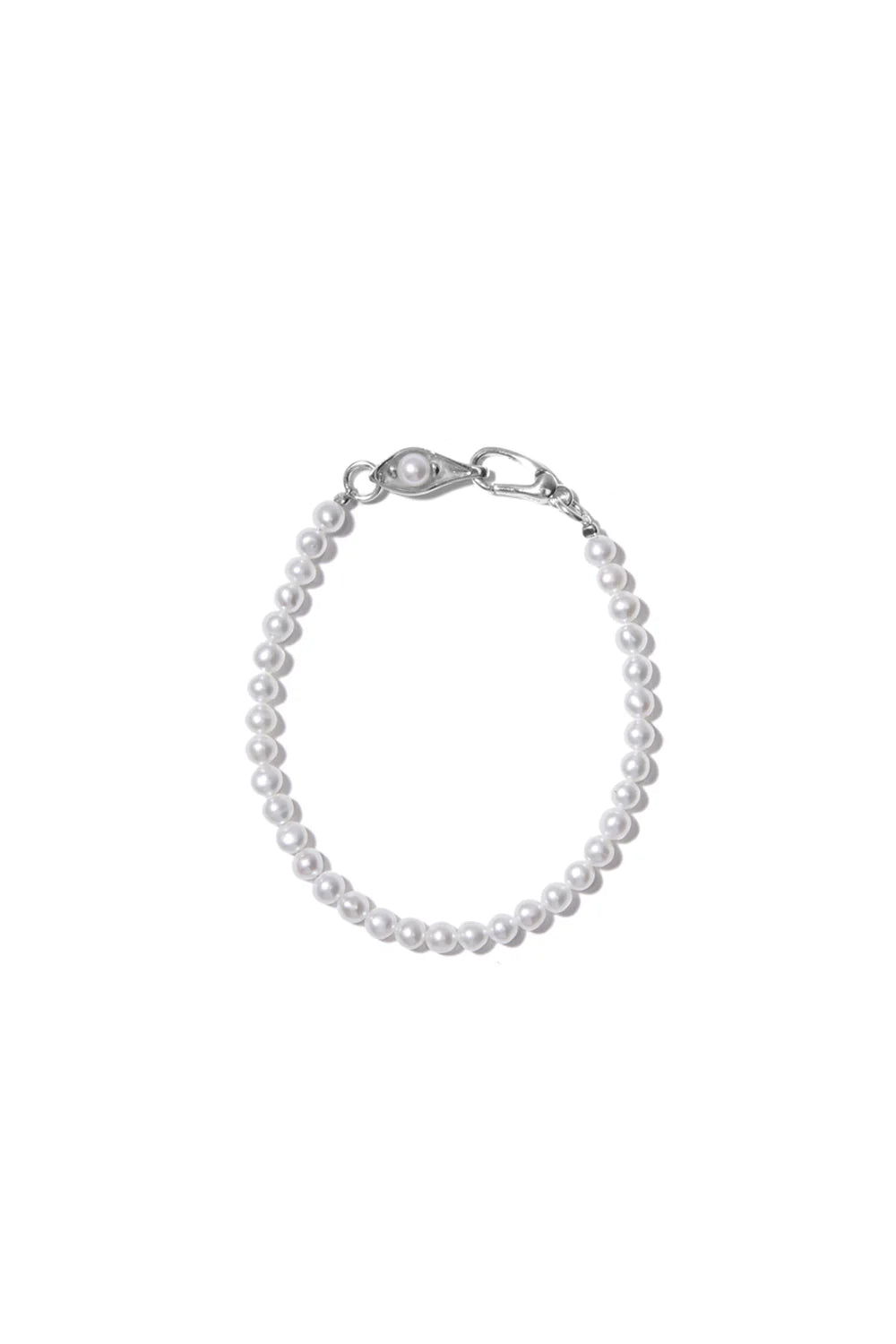 COLDFRAME - Natural Freshwater Pearls and Handcrafted 925 Silver Everyday Bracelet - Tempo