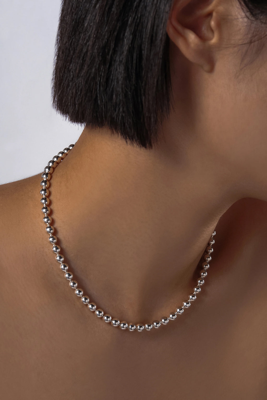 COLDFRAME - Handcrafted 925 Silver Everyday Silver Balls Necklace - Tempo