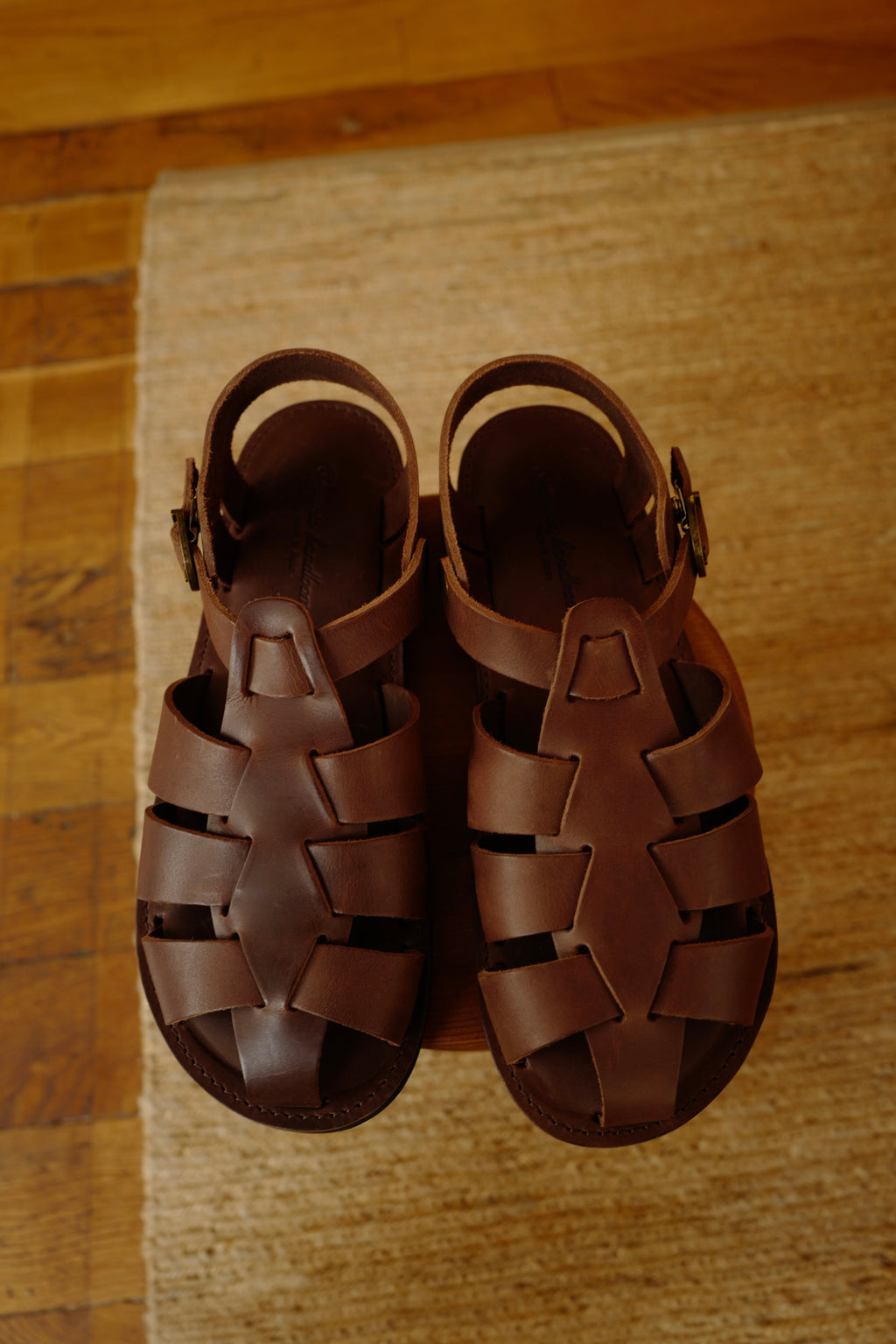 Gurkha en cuir pull-up huilé - Marron foncé