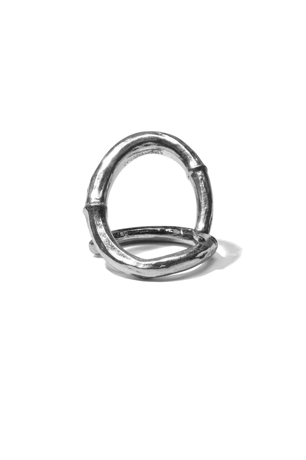 COLDFRAME - Handcrafted 925 Silver Freeform Bamboo Ring - Tempo