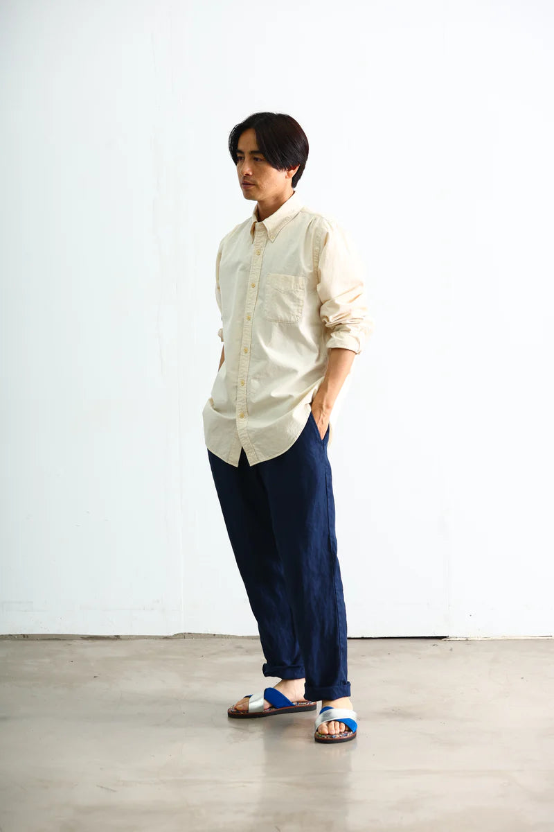 SEUVAS - Authentic Buttondown Shirt in Lightweight Tassa Cotton - Tempo