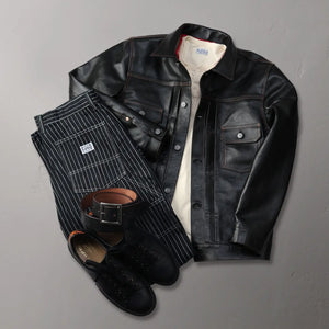 THE FLAT HEAD - Shinki Hikaku Special Horsehide 50's Type II THE FLAT HEAD - Shinki Hikaku Special Horsehide 50's Type II