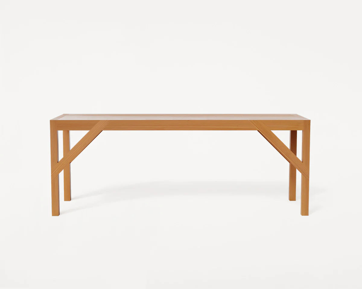 BRACKET BENCH | WARM BROWN PINE - Tempo