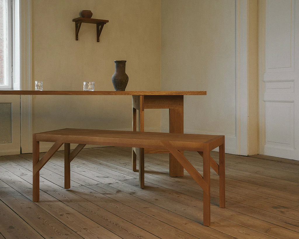 BRACKET BENCH | WARM BROWN PINE - Tempo