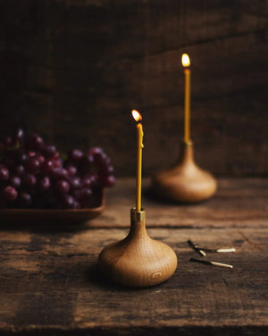 Candle Holder | Oiled Oak