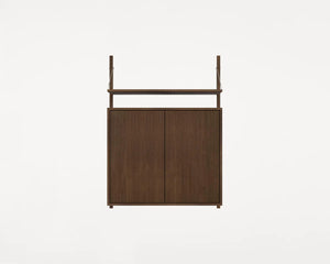 SHELF LIBRARY MEDIUM CABINET SECTION - Tempo