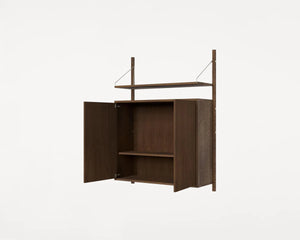 SHELF LIBRARY MEDIUM CABINET SECTION - Tempo