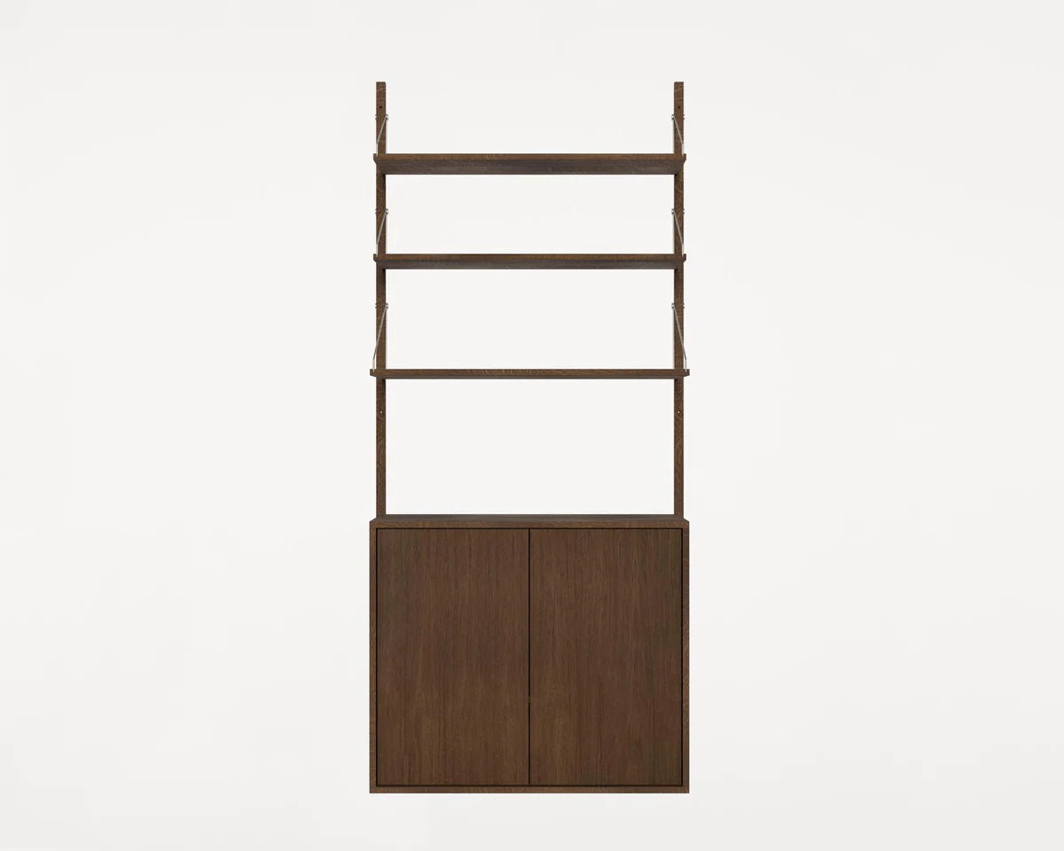 SHELF LIBRARY MEDIUM CABINET SECTION - Tempo