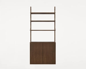 SHELF LIBRARY MEDIUM CABINET SECTION - Tempo