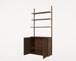 SHELF LIBRARY MEDIUM CABINET SECTION - Tempo