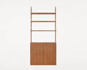 SHELF LIBRARY MEDIUM CABINET SECTION - Tempo