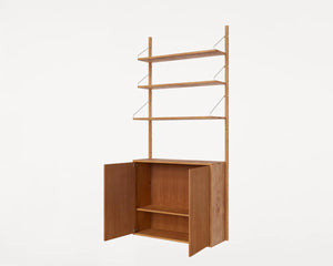 SHELF LIBRARY MEDIUM CABINET SECTION - Tempo