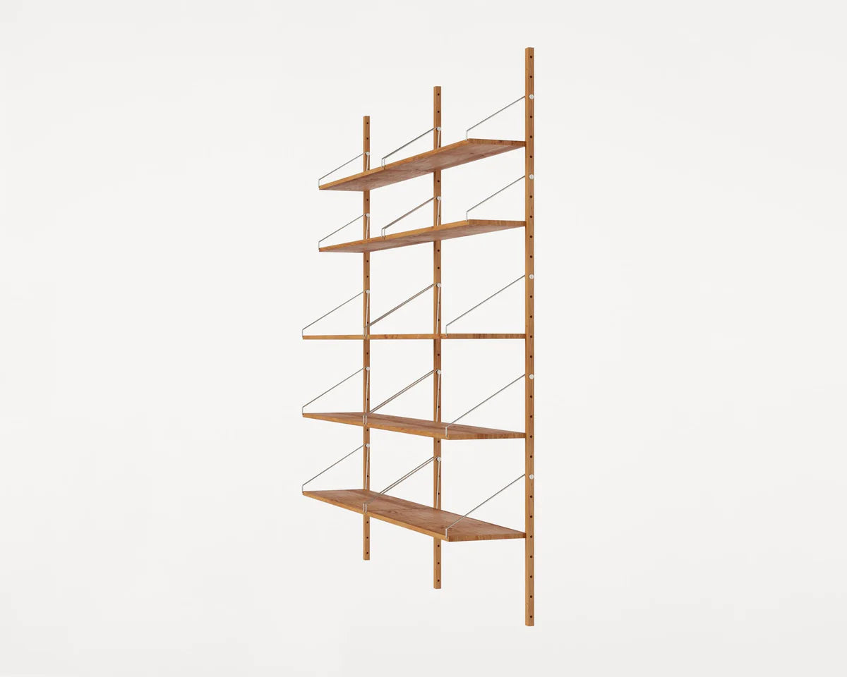 SHELF LIBRARY DOUBLE SECTION | W 80 cm - Tempo